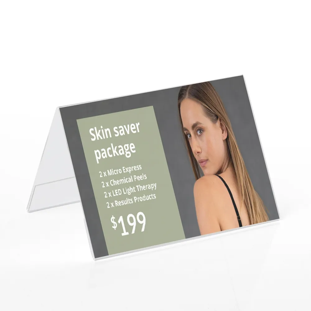 A5 Plastic Displays