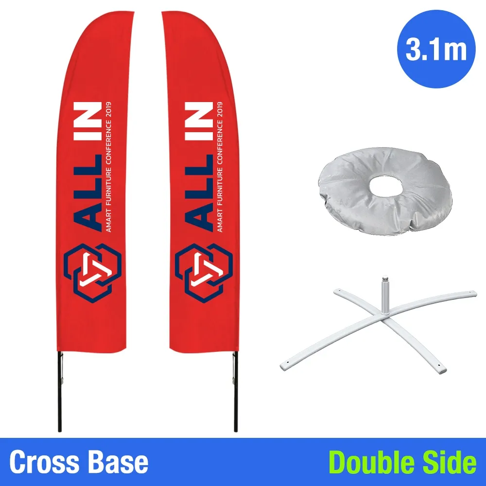 Custom Beach Flag - 3.1m