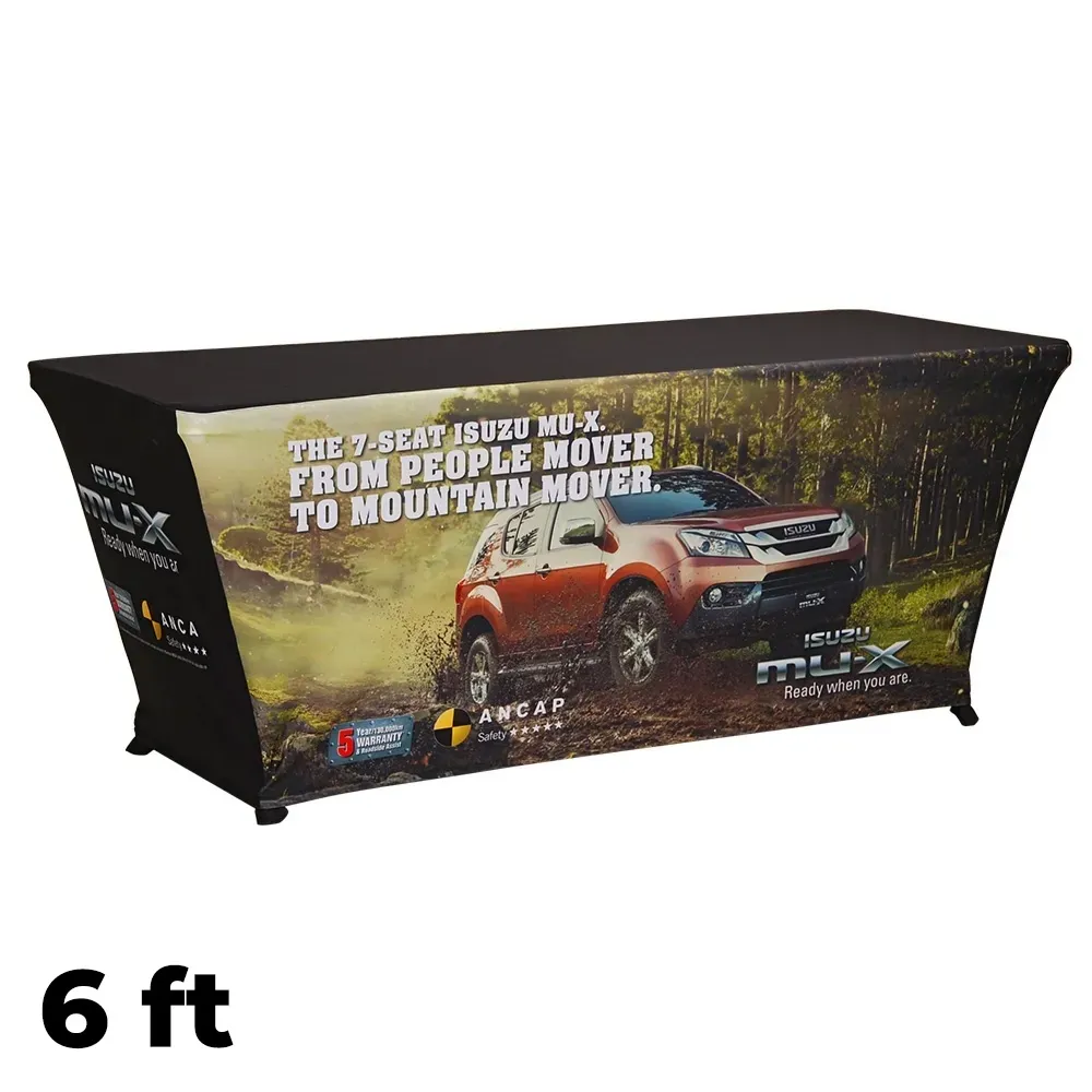 6ft Branded Table Cover