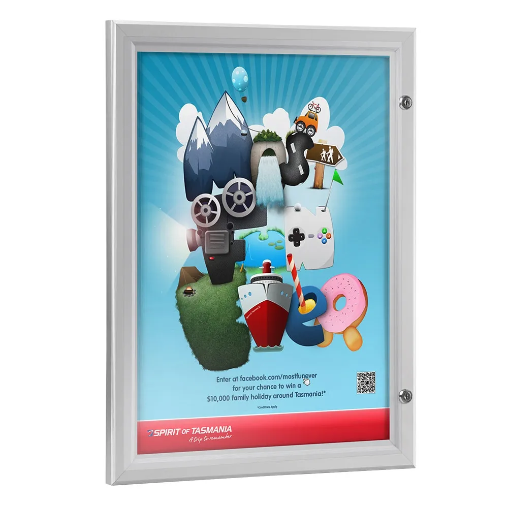 A2 Lockable Sign Frame