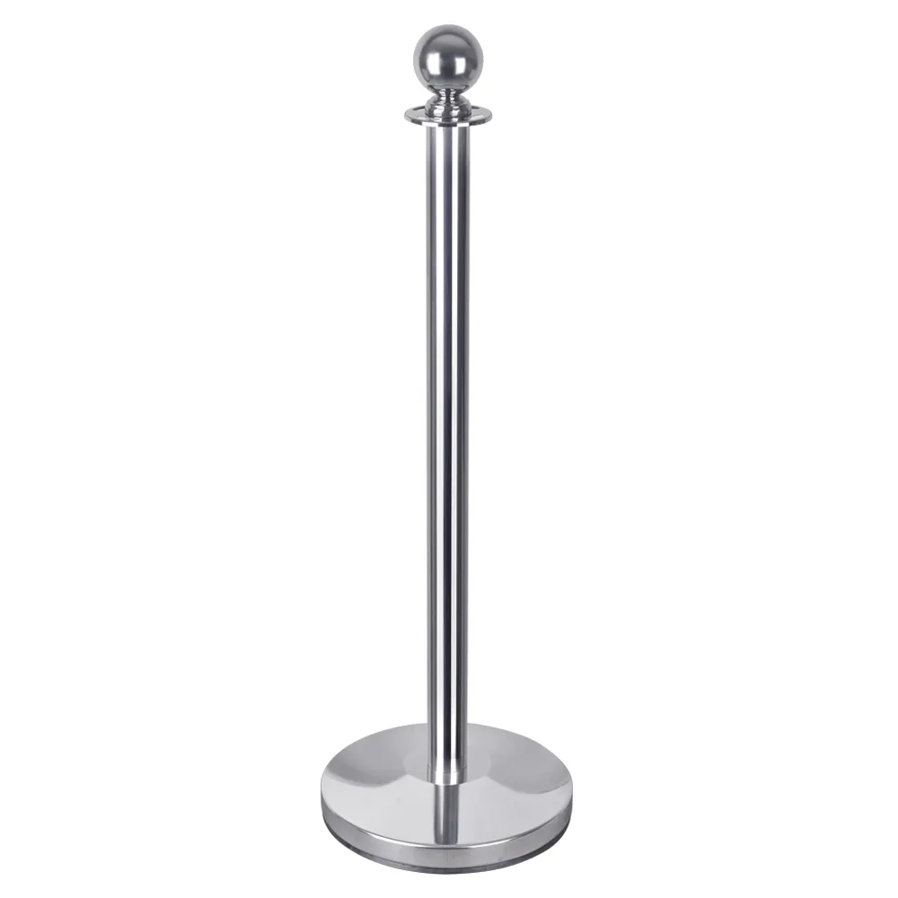 Silver Stanchion Pole