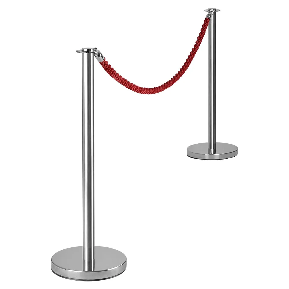 2m Red Rope Railing