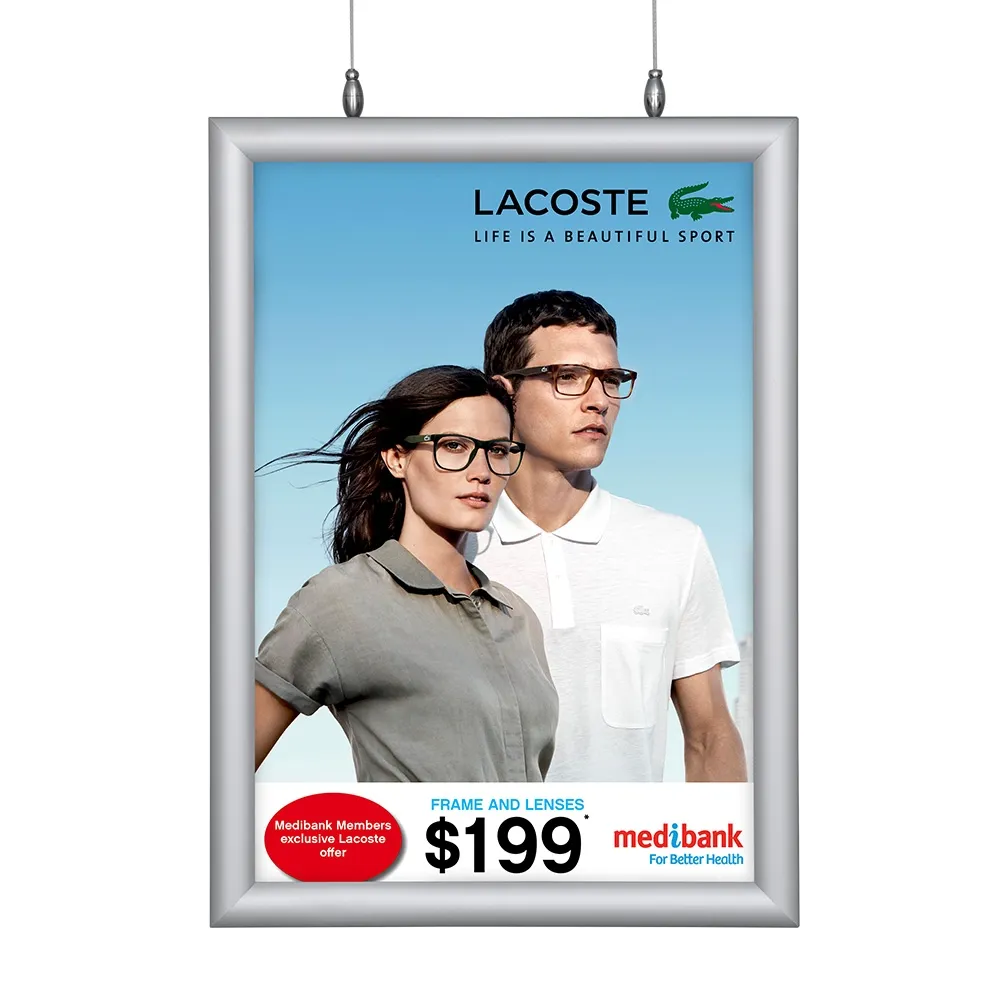 Silver Sign Frames - 2-Sided for A3