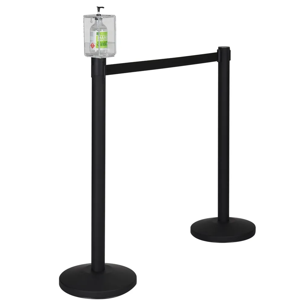 Belt Barrier Sanitiser Stations